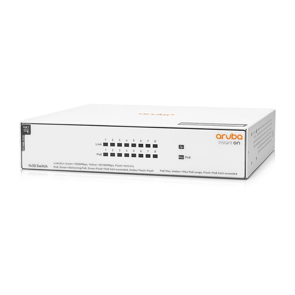 Коммутатор HPE Aruba Instant On 1430 8G Class4 PoE 64W Switch Switch