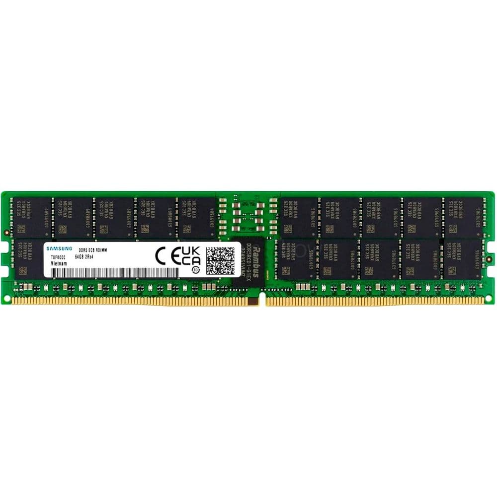 Модуль памяти Samsung 64GB DDR5 M321R8GA0EB2-CWMKH PULL 5600MHz DIMM 2Rx4 Registred ECC