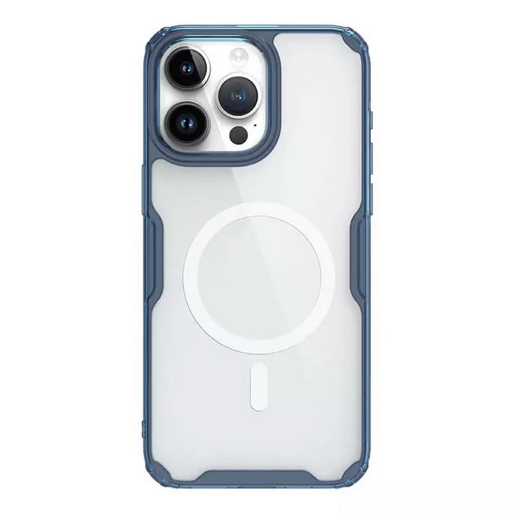 Чехол Nature TPU Pro Magnetic Case, Blue, (iPhone15 Pro) 