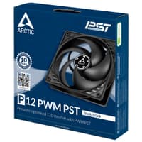 Вентилятор корпусной ARCTIC Cooling P12 PWM PST (black/black) (ACFAN00120A) - фото 1