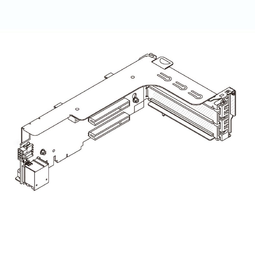 Райзер-карта Lenovo ThinkSystem V3 2U x16/x8/x8 PCIe Gen4 Riser 1/2 Option Kit 