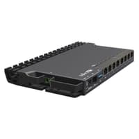 Маршрутизатор MIKROTIK Bad Pack RB5009UG+S+IN RouterBORD 5009UG+S+ with Marvell Armada ARMv8 CPU (4-cores, 1.4GHz per core), 1GB of DDR4 RAM, 1GB NAND storage, 1x 2.5Gbit LAN, 7x 1Gbit LAN, 1xSFP+ port, RouterOS L5, metal desktop case, PSU - фото 1
