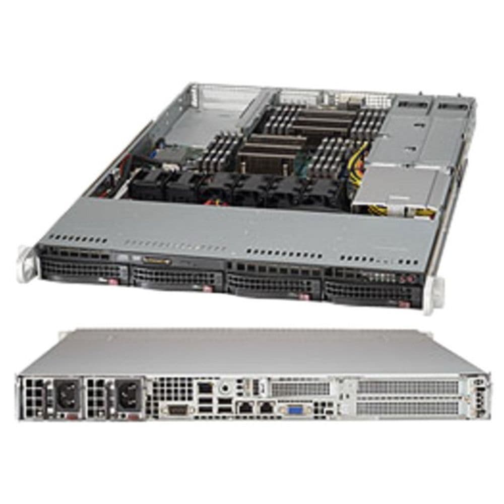 Платформа системного блока SuperMicro SYS-6018R-WTRT, X10DRW-iT, 815TQ-R706WB
