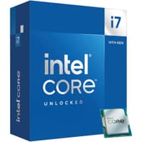 Центральный Процессор Intel Core i7-14700K BOX (Raptor Lake, Intel 7, C20(12EC/8PC)/T20, Efficient-core Base 2.5GHz(EC), Performance Base 3,4GHz(PC), Turbo 5,6GHz, Max Turbo 5,6GHz, UHD 770, L2 28Mb, Cache 33Mb, Base TDP 125W, Turbo TDP 253W, S1700) (without cooler) - фото 1