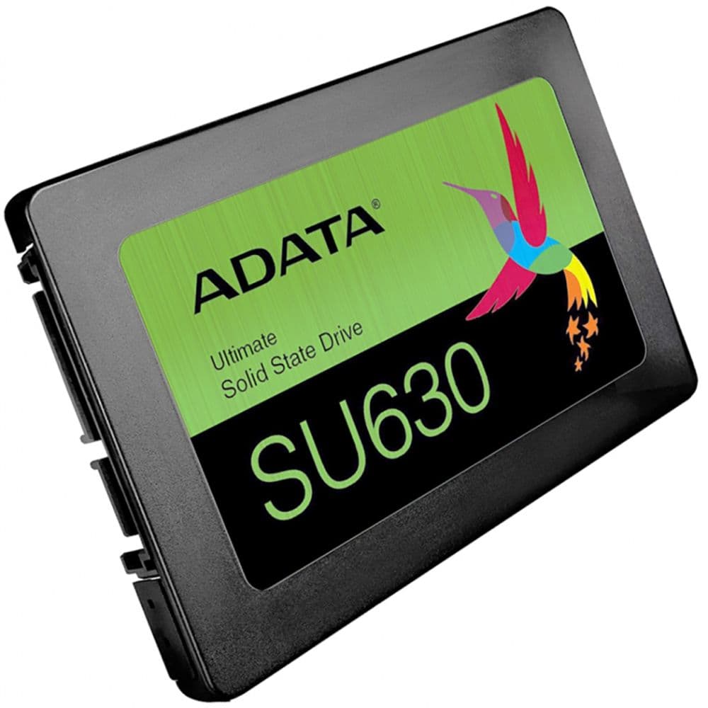 Твердотельный накопитель SSD ADATA SU630SS ASU630SS-1T92Q-R 1.92TB 2.5" Client SATA 6Gb/s, 520/450, IOPS 40/65K, MTBF 1.5M, 3D QLC, 400TBW, RTL