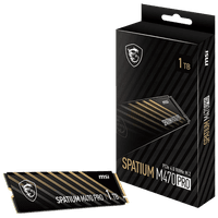 Твердотельный накопитель SSD MSI Bad Pack M.2 2280 1TB MSI SPATIUM M470 PRO Client SSD S78-440L0J0-P83, PCIe Gen4x4 with NVMe, bp - фото 1