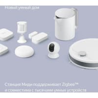 Умная колонка Yandex Станция Миди Алиса оранжевый 24W 1.0 BT/Wi-Fi 10м (YNDX-00054ORG) - фото 9