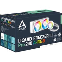 Жидкостная система охлаждения Cooling Arctic Liquid Freezer III Pro 240 A-RGB (White) Multi Compatible All-In-One CPU Water Cooler (ACFRE00186A) - фото 6