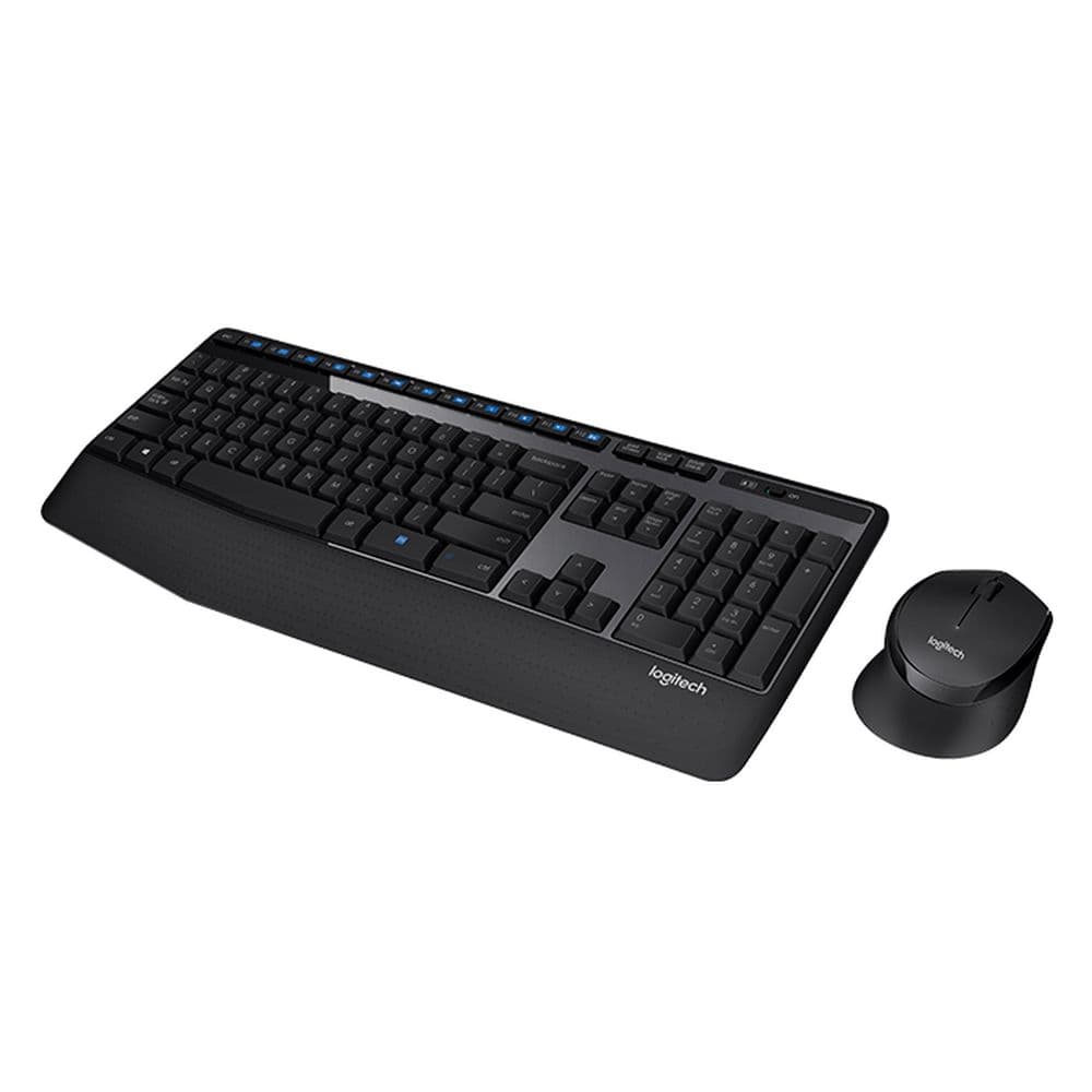 Комплект беспроводной Logitech Wireless Combo MK345 |920-008534| клавиатура черная, 104 клавиши, |920-008534| мышь M280, черная, оптическая, 3 кнопки, под правую руку, 2.4GHz, USB-ресивер, (073197)
