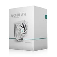 Вентилятор Deepcool AK400 WH (White, Height 155mm, 6mm x 4pcs, Fan 120mm, 500;1850RPM ±10%, < 29 dB(A), 4-pin PWM, TDP 220W, Al+Cu, Screw, Socket AMD AM5/AM4, Intel LGA1700/1200/115x) (R-AK400-WHNNMN-G-1) - фото 8