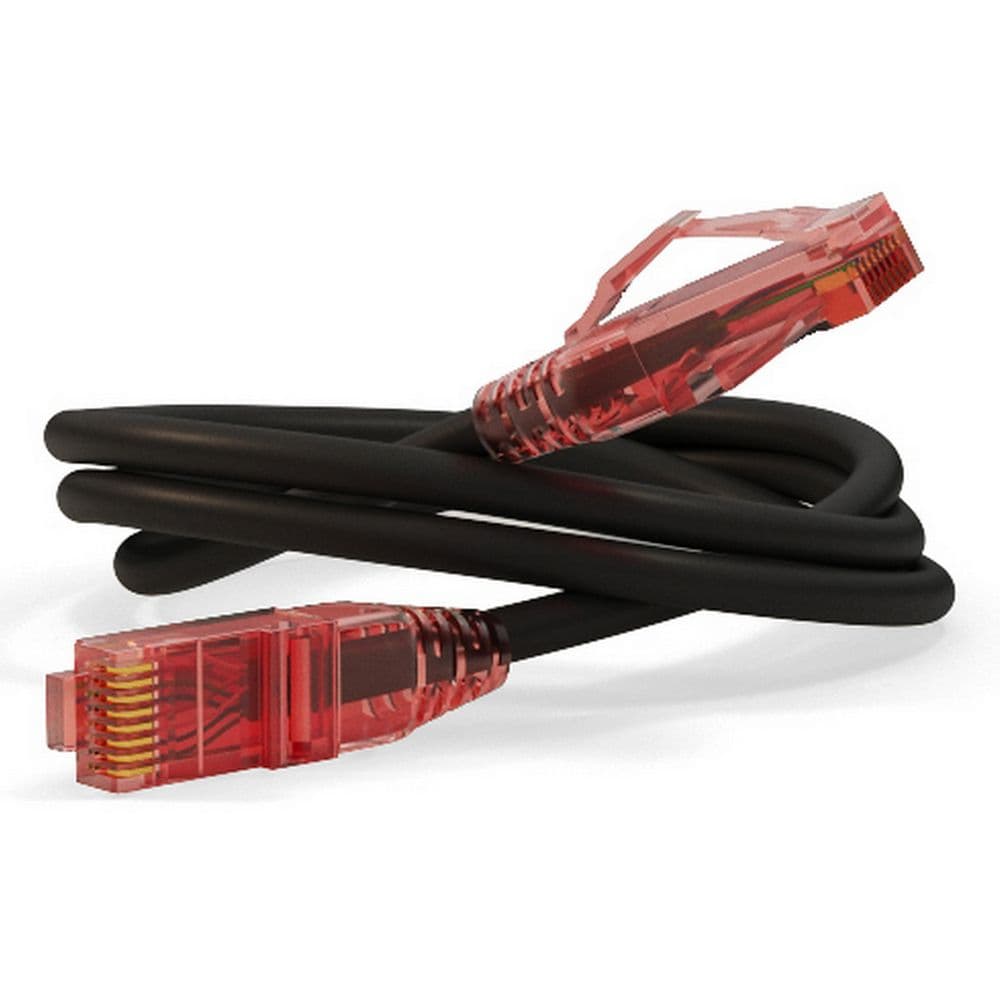 Кабельная сборка Hyperline PC-LPM-UTP-RJ45-RJ45-C5e-2M-LSZH-BK Патч-корд U/UTP, Cat.5e (100% Fluke Component Tested), LSZH, 2м, черный