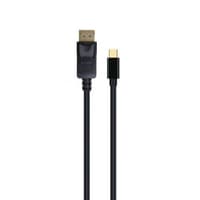 Кабель miniDP<->DP Cablexpert CCP-mDP2-6 20M/20M, v.1.2, 4K, 1.8м, черный, позол.разъемы, пакет (CCP-mDP2-6) - фото 1