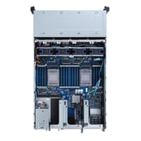 Платформа системного блока Gigabyte R282-3CA 2U, 2x LGA4189, 32x DIMM DDR4, 12x 3.5" SAS/SATA (8x NVME Gen 4), 2x 2.5" SATA/SAS in re side, 6x PCIE Gen 4 x16, 1x OCP 3.0 x16, 1x OCP 2.0 x8, AST2600, 2x 1300W, батарейка CR2032 не установлена - фото 3