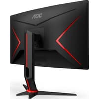 Монитор 27" AOC C27G2Z3 Black-Red (VA, изогнутый, 1920x1080, 280Hz, 0.5 ms, 178°/178°, 300 cd/m, 80M:1, +2xHDMI 2.0, +DisplayPort 1.2, +4xUSB 3.2, +MM, +регулировка по высоте) - фото 8