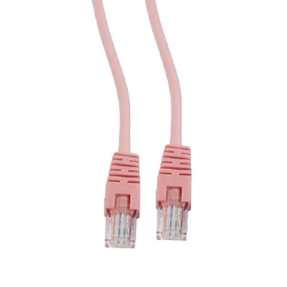 Кабель Cablexpert Патч-корд UTP PP12-0.5M/RO кат.5e, 0.5м, литой, многожильный (розовый)