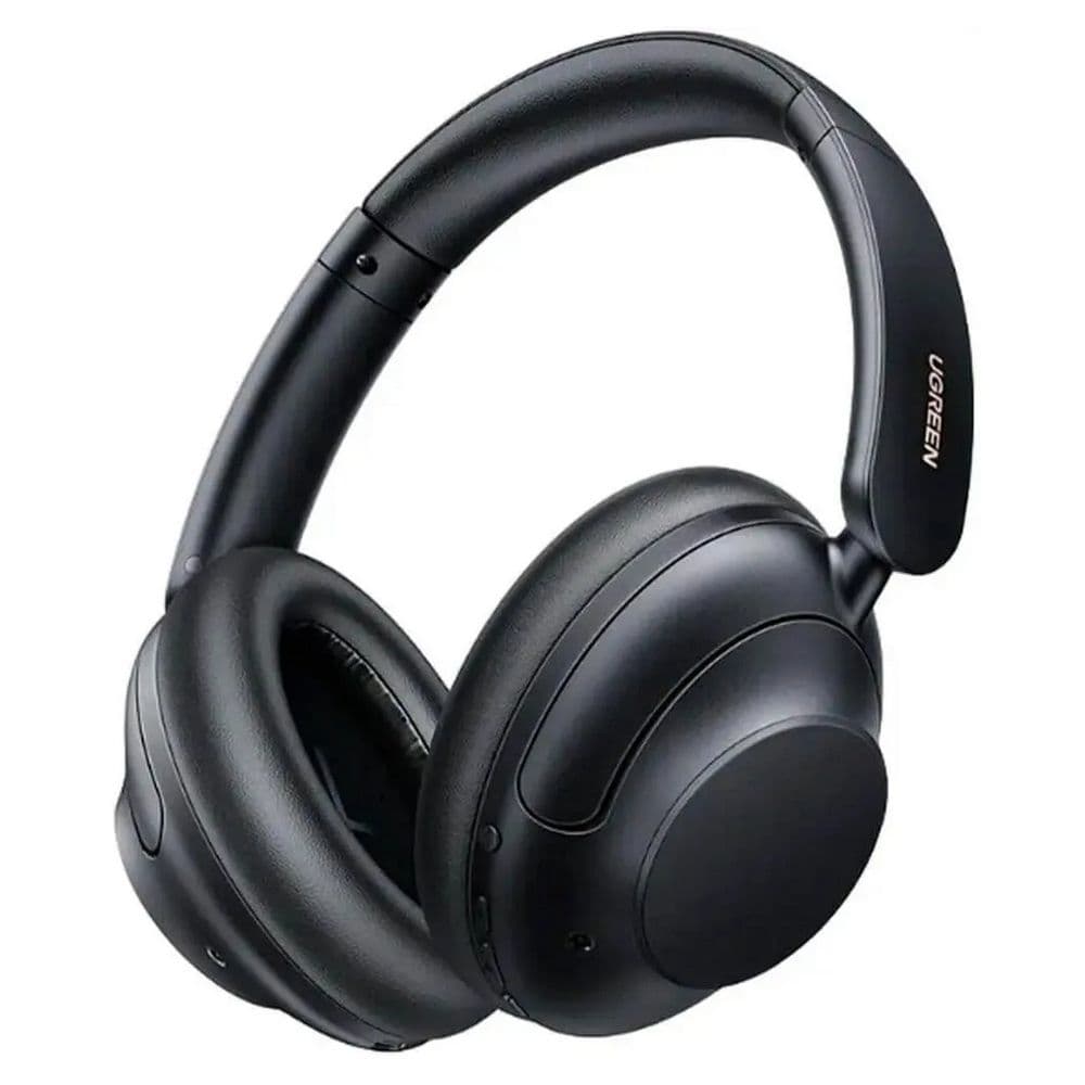 Наушники накладные беспроводные UGREEN HP202 (25255) HiTune Max 5 Hybrid Active Noise-Cancelling Headphones. Цвет: черный