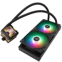 Жидкостная система охлаждения Thermalright Вентилятор Cooler Thermalright Frozen Warframe 240 Black Argb/ Display/ all Intel/AMD - фото 4
