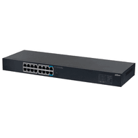 DAHUA DH-SG1016 16-портовый гигабитный неуправляемый коммутатор, 16xRJ45 1Gb, коммутация 32 Гбит/с, MAC-таблица 8К, металл - фото 1