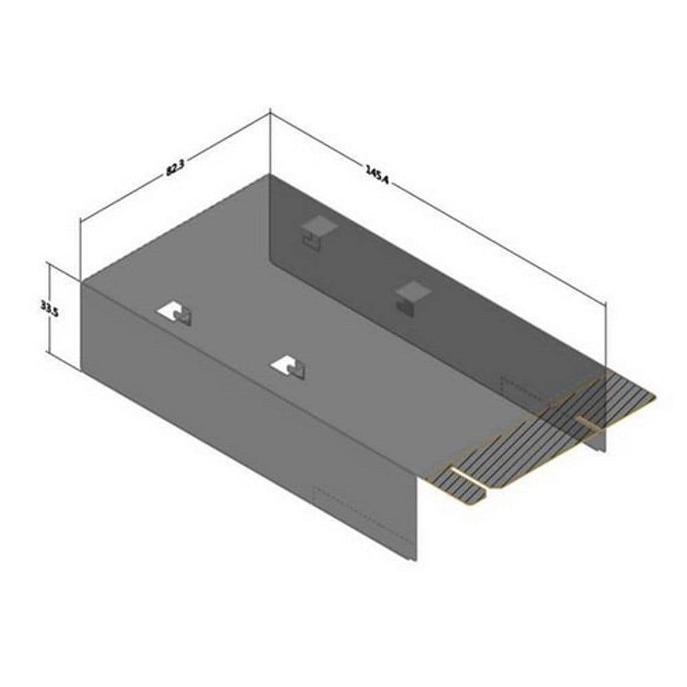 Аксессуары SuperMicro MCP-310-19019-0B DP X11DDW Mylar air shroud