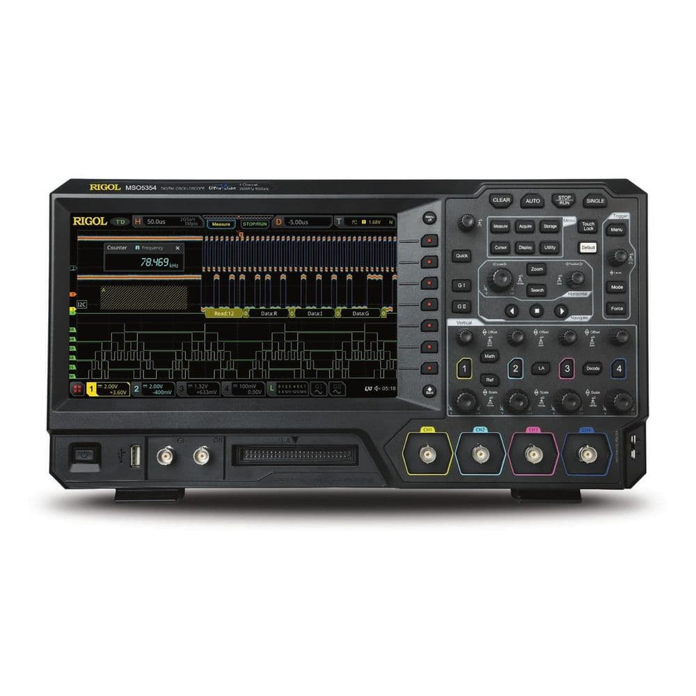 Осциллографы Rigol350MHz BW,4Channel,8GSa/s