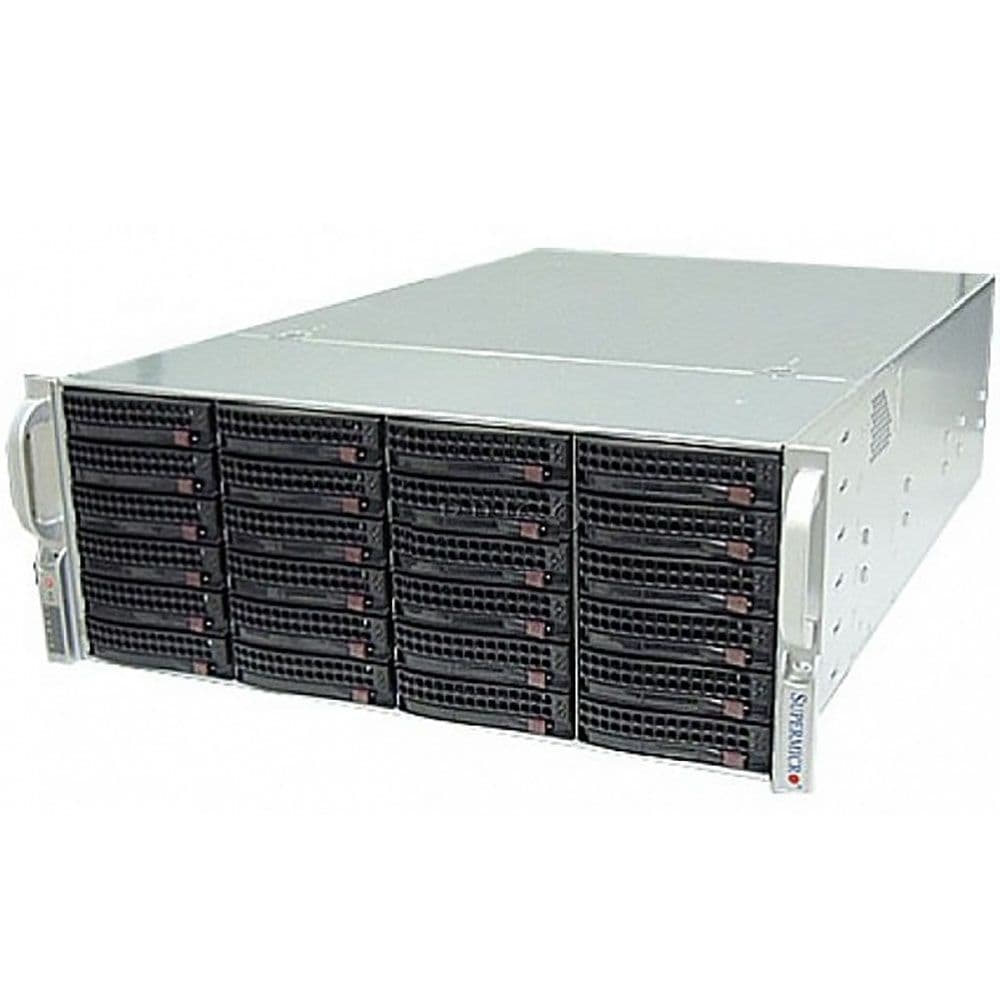 Корпус SuperMicro  CSE-846BE1C-R1K23B 4U, SC846B w/ SAS3 Single Expander, 2x 1200W, Black (279111)