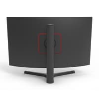 Монитор Aiwa Bad Pack 27" MD270G-Y Black (VA, 1920x1080, HDMI+HDMI+DP, 1 ms, 178°/178°, 250 cd/m, 1000:1, MM, 165Hz Curved, внешн. БП) - фото 8