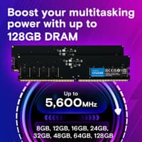 Модуль памяти Crucial 2*16 GB (KIT) Crucial DDR5 4800 DIMM Classic Desktop Non-ECC, CL40, 1.1V, SRx8 - фото 3