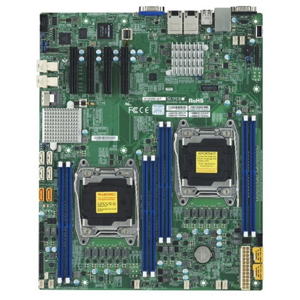 Материнская плата SuperMicro MBD-X10DRD-I-O RTL E-ATX LGA 2011 8xDDR4 10xSATA3 7xUSB2.0 VGA 4xPCI-E3.0x8