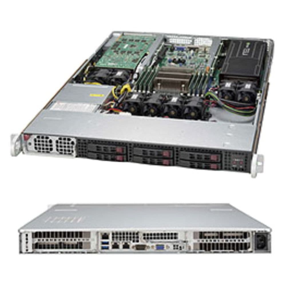 Платформа системного блока SuperMicro SYS-1018GR-T, X10SRG-F-O-P, 118GTS-1K43BP,HF,RoHS/ 1U Rackmount