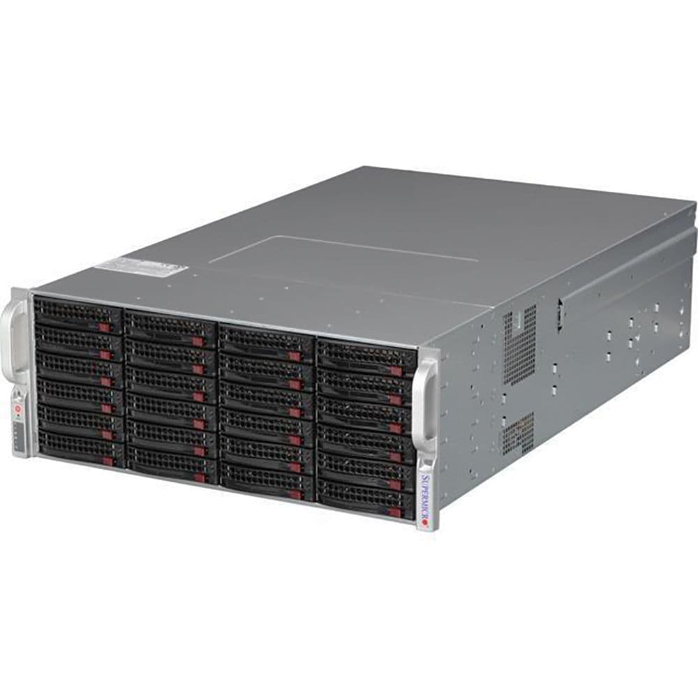 Корпус SuperMicro  CSE-847A-R1K28WB Black 4U SC847A SAS-MultiLane-BPN  WIO