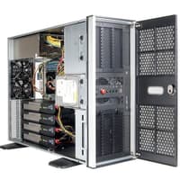 Серверный корпус Chenbro RM41300-F2-U3 (передняя дверь с фильтром) MB 12""x13"", 3x5.25""+2x3.5""+4x Internal 3.5""+Slim ODD, 120мм FAN, USB3.0, wo PSU (Конвертируется в Pedestal) (RM41300H11*13719) - фото 9