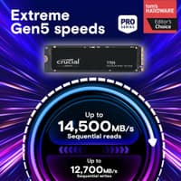 Твердотельный накопитель SSD Crucial T705 2TB PCIe Gen5 NVMe M.2 SSD CT2000T705SSD3 - фото 2