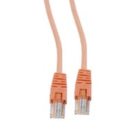 Патч-корд UTP Cablexpert PP12-1M/O кат.5e, 1м, литой, многожильный (оранжевый) - фото 1