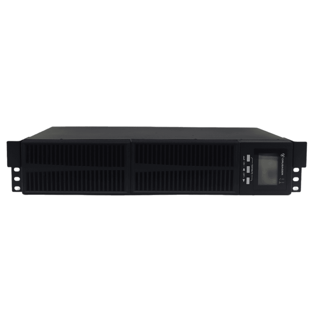 Источник бесперебойного питания ИБП Crusader Stabline RTIO-3000VA (3000Ва, 2700Вт, 8xIEC320, LCD, USB type-B, 1xRS232, SNMP-слот, чистая синусоида)