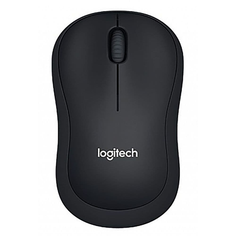 Мышь беспроводная Logitech B220 Silent Black черная, оптическая, 1000dpi, 2.4GHz, USB-ресивер, бесшумная, под любую руку, RTL