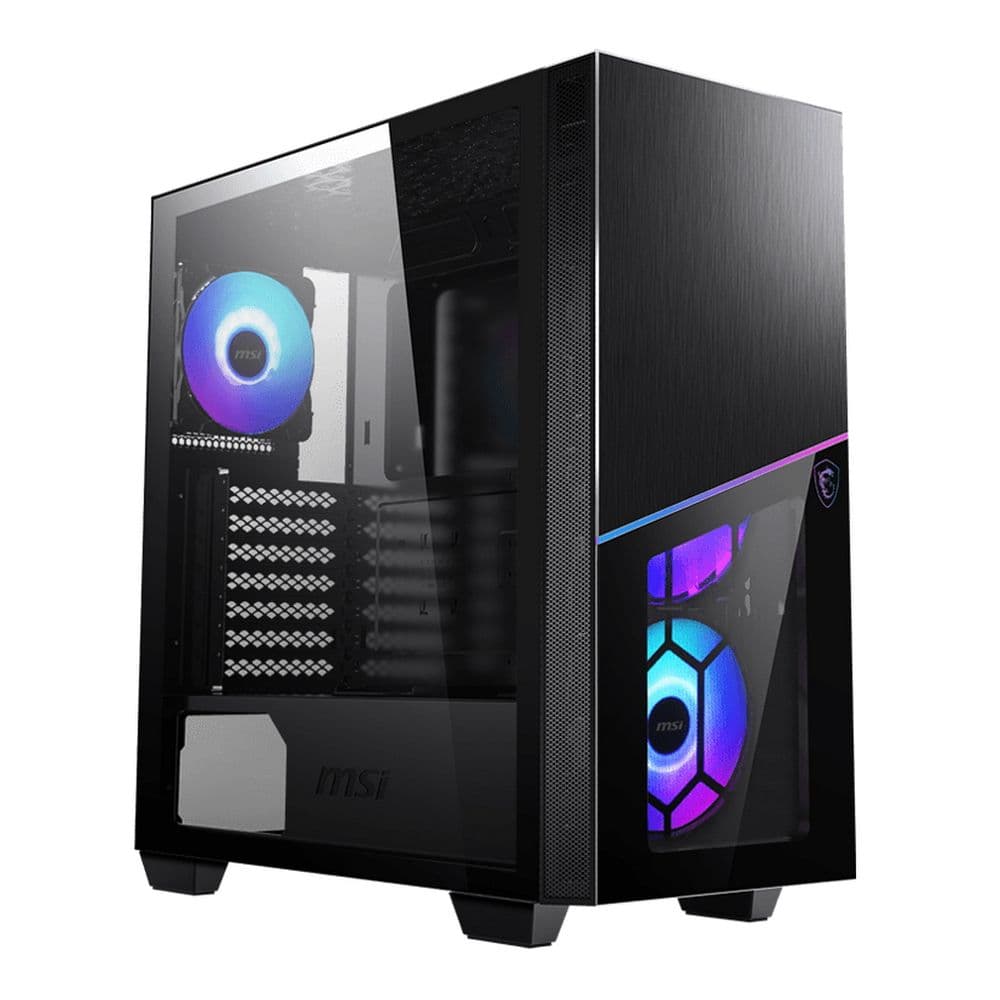 Корпус для ПК MSI  MPG SEKIRA 100R Mid-Tower, Bad Pac  E-ATX, 2xUSB 3.0, 1xUSB-C, 4x120mm ARGB Fan,Tempered Glass Window (727505) bp