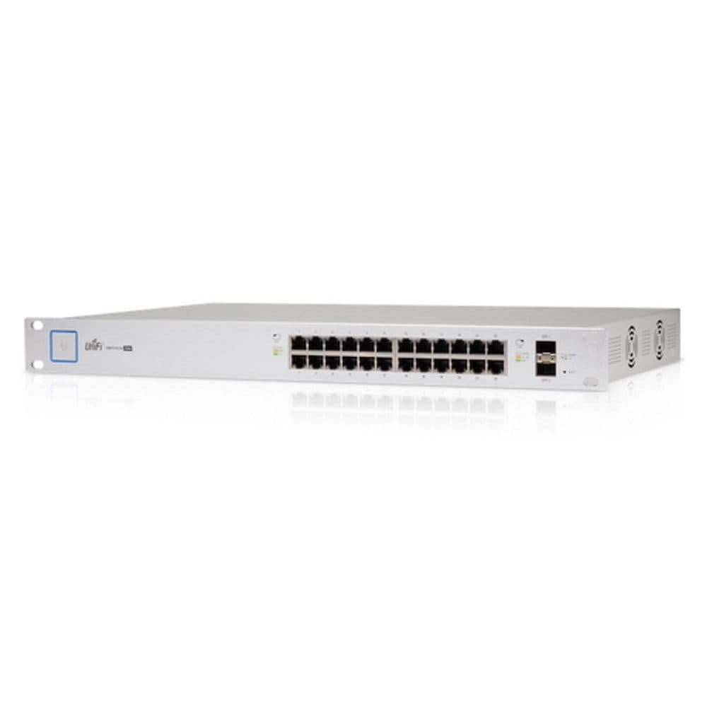 Коммутатор Ubiquiti UniFi Switch 24-250W |US-24-250W| Ubiquiti PoE-коммутатор в стойку, 24х 1G RJ45, 2х SFP, раздача |US-24-250W| 220 Вт {4} (728497)