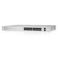 Коммутатор Ubiquiti UniFi Switch 24-250W |US-24-250W| Ubiquiti PoE-коммутатор в стойку, 24х 1G RJ45, 2х SFP, раздача |US-24-250W| 220 Вт - фото 1