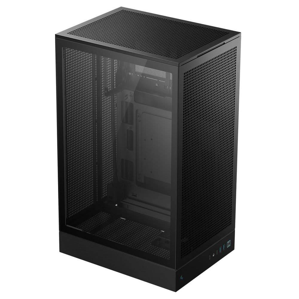 Корпус Deepcool CH270 черный без БП mATX 6x120mm 2x140mm 2xUSB3.0 audio bott PSU