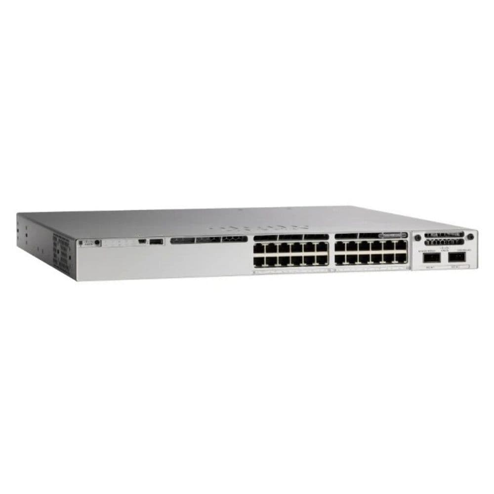 Коммутатор CISCO Catalyst 9300 24-port 1Gb copper with modular uplinks, PoE+, PS 1x715W (up to 2), PoE+ 445W/720W, DNA Network Advantage, C9300-24P-A