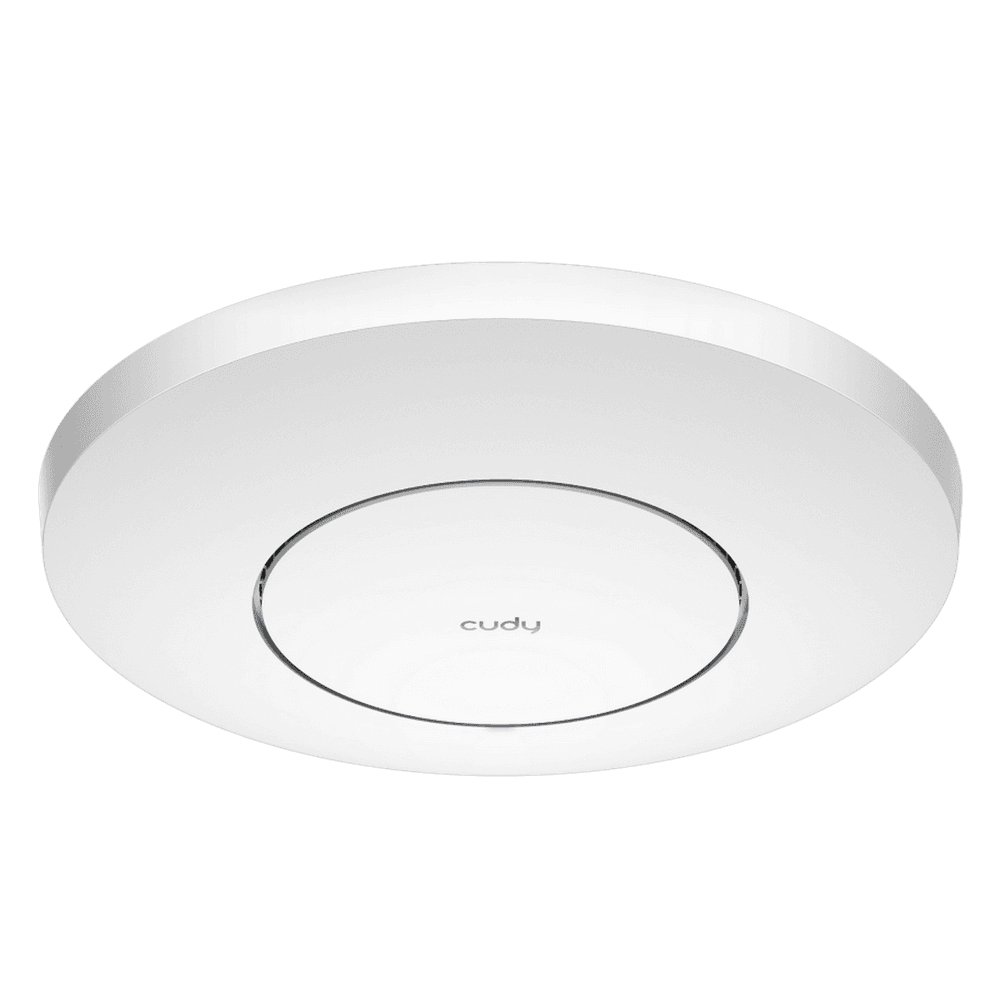 Точка доступа Wi-Fi CUDY AX3000 Wi-Fi 6 2 5G Access Point AX3000 Dual Band Ceiling Mount Wi-Fi 6 Access Point, Chipset MT7981, 802.11ax/ac/a/b/g/n, 2402Mbps at 5GHz + 574Mbps at 2.4GHz, 1 x 2.5G RJ45 Port, MU-MIMO, Support 12V DC or  802.3at PoE or Passive PoE, Internal Antennas, 12V DC adapter included, Cudy Mes