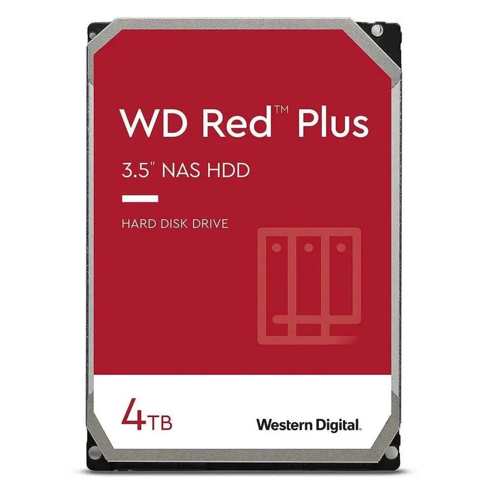 Жесткий диск Western Digital Red Plus WD40EFPX 4TB 3.5" NAS HDD SATA III 
