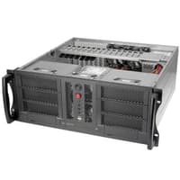 Корпус Chenbro 4U RM41300G For Tesla GPU (можно установить 4шт Tesla/Quadro), MB 12"x13", 3x5.25"+2x3.5" Internal 3.5"+Slim ODD, 120mm FAN, wo PSU (RM41300-FS81) Идеальное решение для Рабочей станции - фото 3