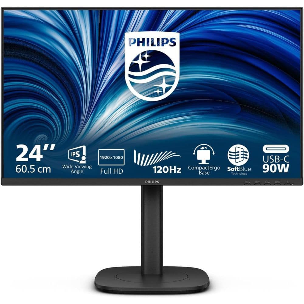 Монитор  (IPS, 300cd, 1500:1, 4ms, 50M:1, 178/178, HDMI, DP, USB Hub, USB-C(PD90W), RJ45, Speakers, 120Hz, Tilt, HAS, Swivel, Pivot, Internal)