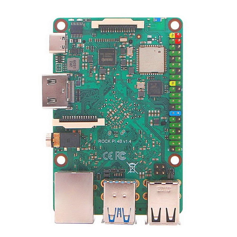 Одноплатный компьютер RockPi 4 Model A 4GB RK3399/4GB (OEM)
