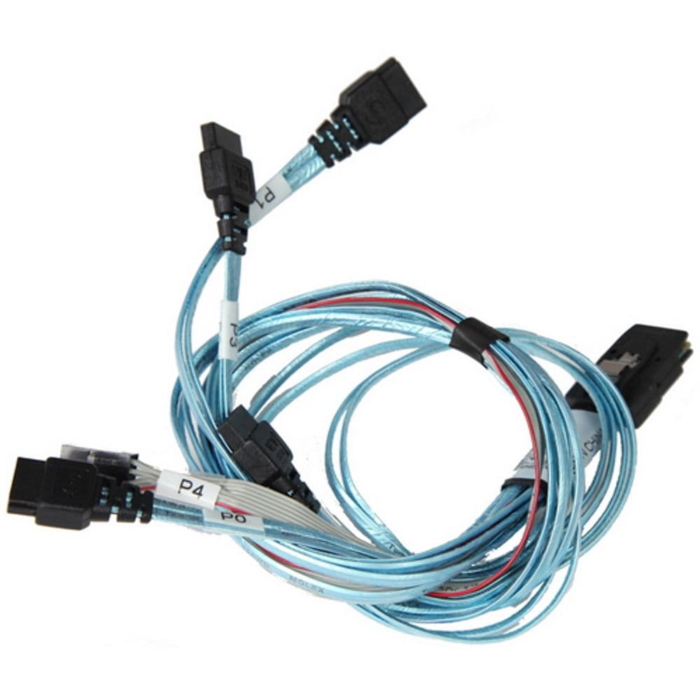 Кабель SuperMicro CBL-0343L, IPASS TO 4 SATA 76/66/54/45 W/66CM SB