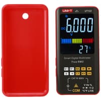 Супертонкий мультиметр UNI-T UT122 с большим экраном Испытание напряжения переменного/постоянного тока (600 В); Испытание на сопротивление (60 МОм); Емкость (99 мФ); Частота (10 Гц); Температура: (-40°C~1000°C); Двойной дисплей; обнаружение NCV; ЖИВОЕ обнаружение; Кат. Ⅲ 600 В - фото 8
