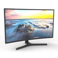 Монитор Aiwa Bad Pack 27" MD270G-Y Black (VA, 1920x1080, HDMI+HDMI+DP, 1 ms, 178°/178°, 250 cd/m, 1000:1, MM, 165Hz Curved, внешн. БП) - фото 3