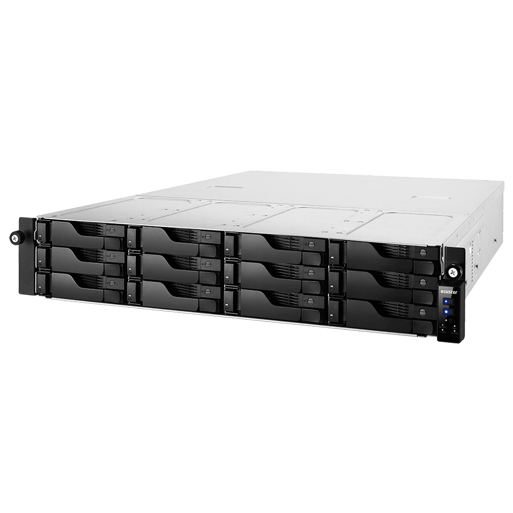 Платформа СХД ASUSTOR AS7112RDX 12 Bay (Max.24) 2xM.2 4xGLAN 8GB (Max.128 GB) DDR4 2xUSB-C 4xUSB 