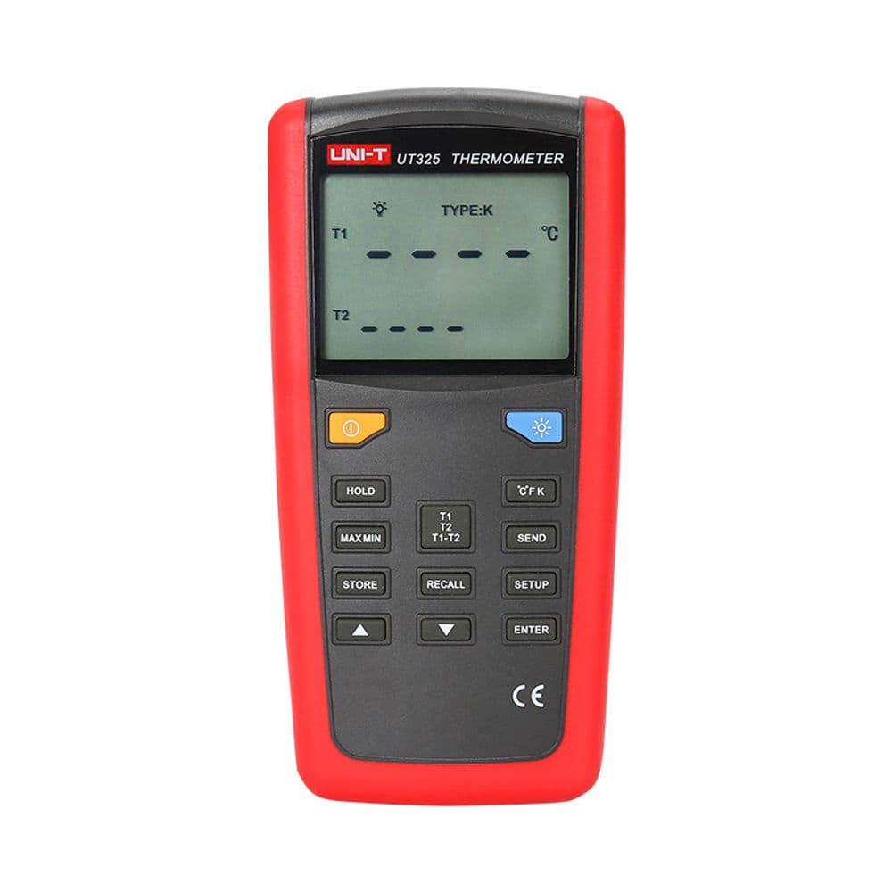 Термометр UNI-T Контактный UT325 , -200С ~ 1767С, 2-х канальный